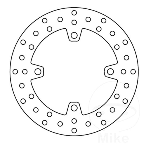 Trw fixed brake disc rear - brake,