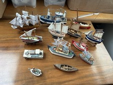 Wooden Model Boat Collection 