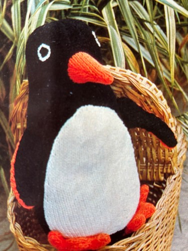 Penguin vintage knitting - penguin,