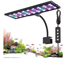 Aquarium Lights, 24/7 Mode Clip on Fish Tank Light, Full Spectrum Aquarium