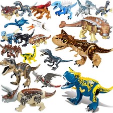 LEGO Compatible Jurassic World Raptor Dinosaur Building Blocks T-Rex I-Rex Toy