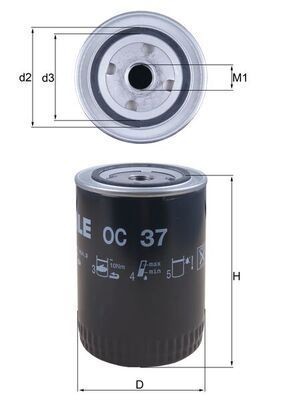 Oil filter fits - filter, alfa