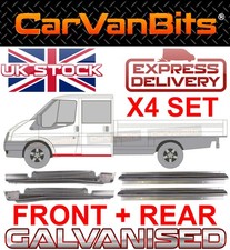 FOR FORD TRANSIT MK6 MK7 00-14 CREW DOUBLE CAB DOOR BODY SILL REPAIR PANEL 4 SET