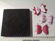Scallop Edge French Hair Bow Making Wooden Craft Cutting Die ~ Ideal For Fabric