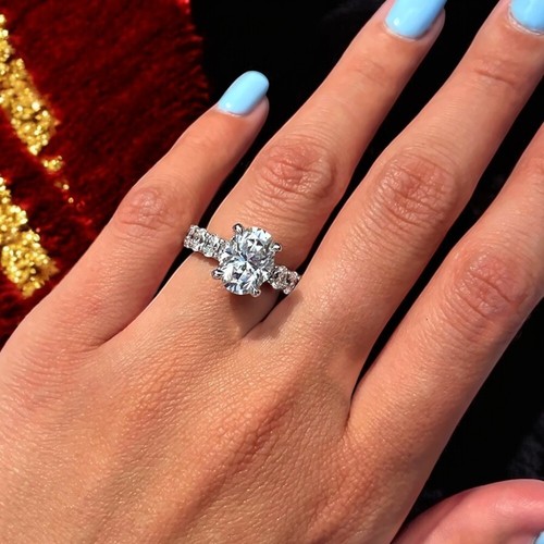 Diamond ring engagement lab - diamond,