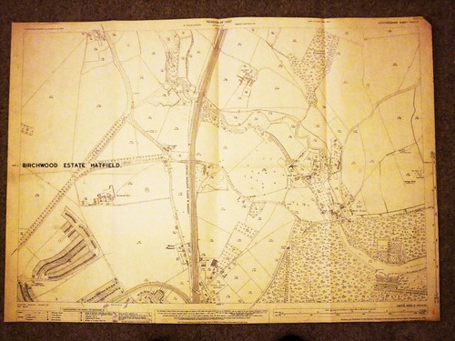 Hertfordshire old map plan