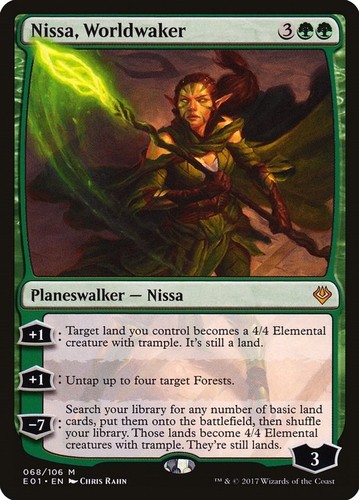 Magic mtg nissa - nissa,, worldwaker