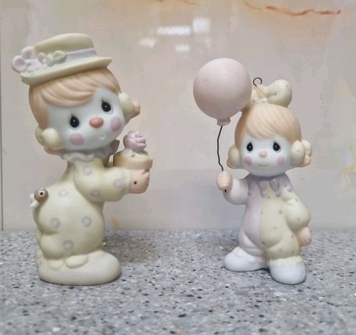 Enesco clowns 1984 and - clowns, 1985