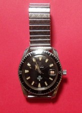 Very rare Titoni/Felca Seascoper 1st Issue circa 1963 c/w Fixoflex strap 660ft