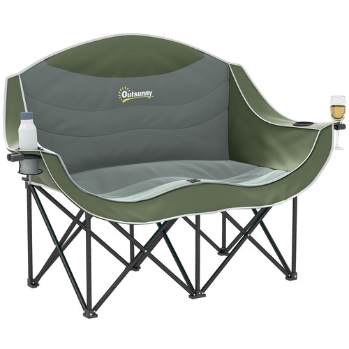 Outsunny double camping chair - camping,