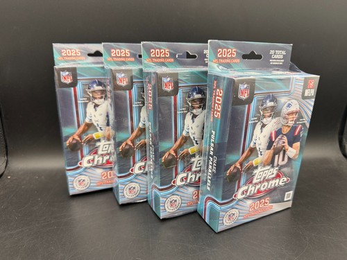 2025 topps chrome - (x4), nfl