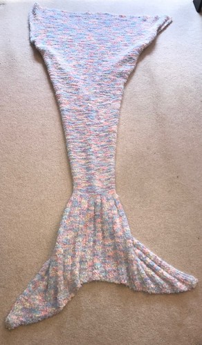 Luxury knitted mermaid - , tail