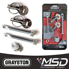 Grayston Bonnet Pin Kit In Stainless Steel - Race / Racing / Rally / Competition