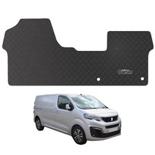 Carsio Rubber Tailored Cab Floor Mats For Peugeot Expert Van 2016+ Onwards