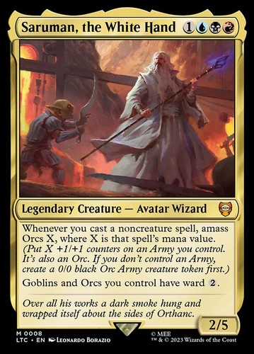 Mtg saruman the white hand - ~, saruman,