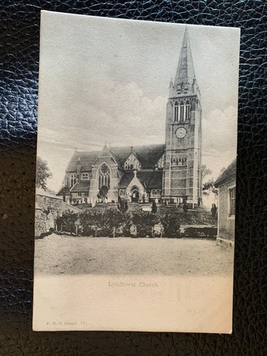 Lyndhurst church postcard - lyndhurst,