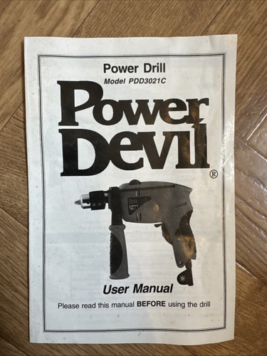 Power devil drill - power, model
