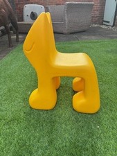 Large Eero Aarnio Puppy Me Too Collection Stool Magis Made In Italy Yellow