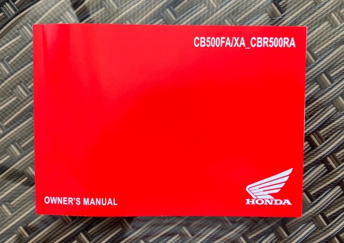 Honda cb500fa cbr500ra - cb500fa/xa,