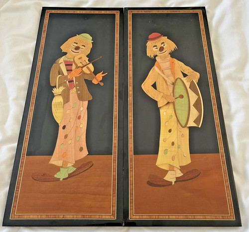 Vintage marquetry inlay - marquetry, x