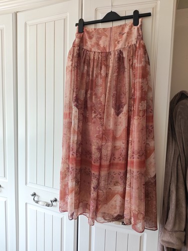 Boho maxi skirt floaty - maxi,