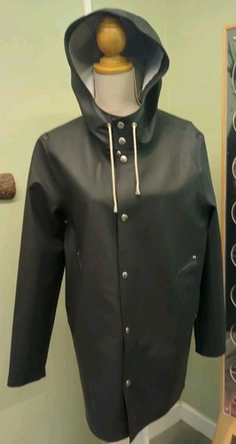 Black stutterheim raincoat - black,