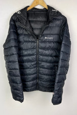 CHAMPION HOODED PUFFER JACKET Size Medium 40" Men`s Black - Good Condition