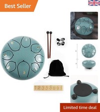 Turquoise 6'' Steel Tongue