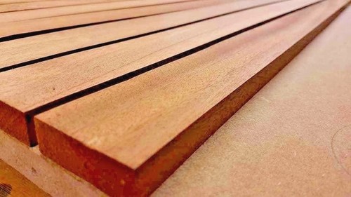 Iroko hardwood boat deck - iroko,