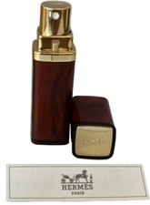 Hermès Calèche 7.5ml Refillable EDP/EDT Chocolate Marbled Handbag Atomiser case 