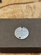 Antique Netherlands Silver Willem II 1841-48 “AGM” Love Token Coin Pendant Charm