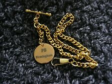 fancy dress novelty peaky blinders type pocket watch chain albert birmingham    