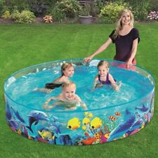 Bestway Fill 'N' Fun Pool Sea Creature Design 6ft Kids Paddling Pool 72" x 15"