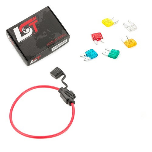 Fuse holder with blade - holder,