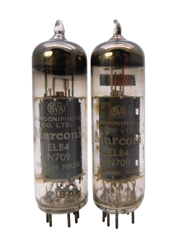Matched pair marconi n709 el84 - marconi,