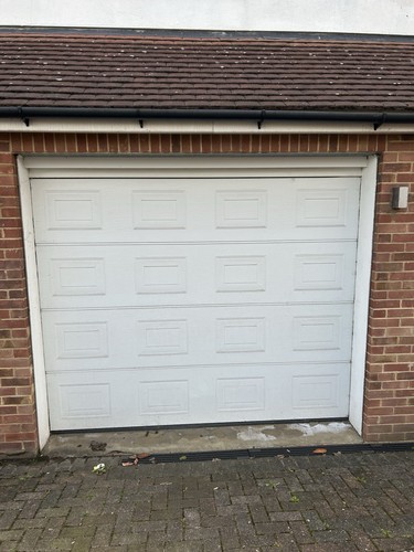 Motorised garage door used - door, (used