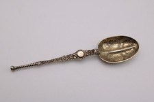 Silver anointing spoon London 1902
