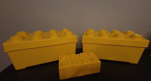 Lego brick storage boxes 2 - 3,