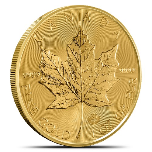 Canadian gold maple leaf - 1,