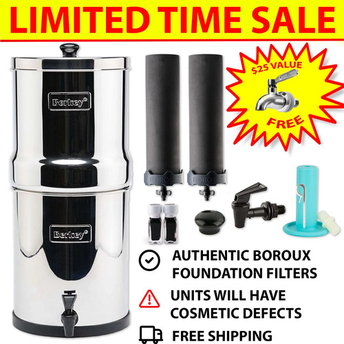 Blemished berkey water filter - blemished,