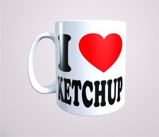 I Love Ketchup Mug Can