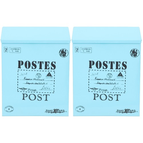 2pcs wall mount letter box - wall,