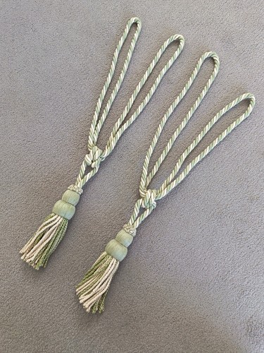 Vintage tassel rope curtain - rope,