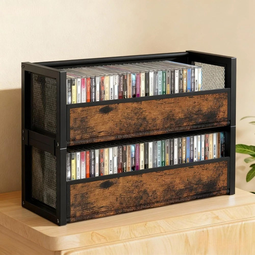 Tier holder with fabric - 2-tier,