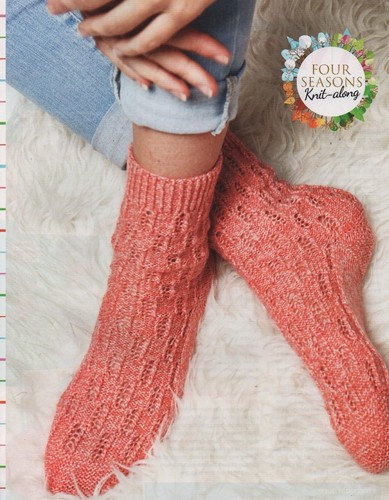 Corrallium socks knitting - socks,
