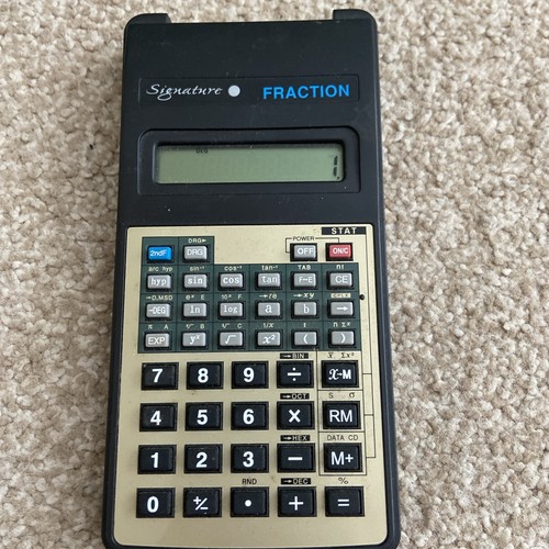 Signature scientific fraction - scientific,