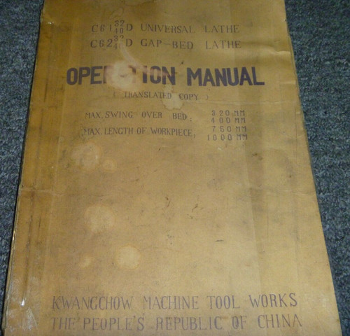 Kwangchow machine c6232d - machine,