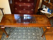 Card table and matching Hall table. Beautiful design Queen Ann legs.