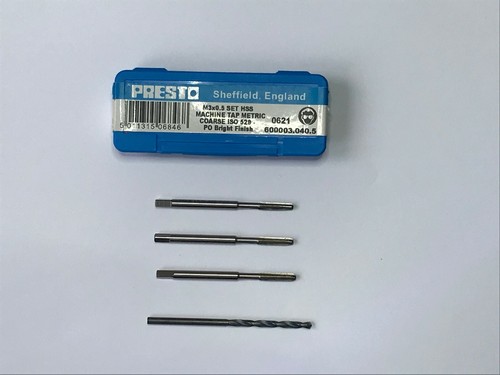 Presto piece metric tap set - piece,