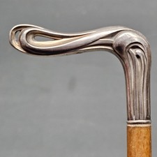 Art Nouveau walking stick cane